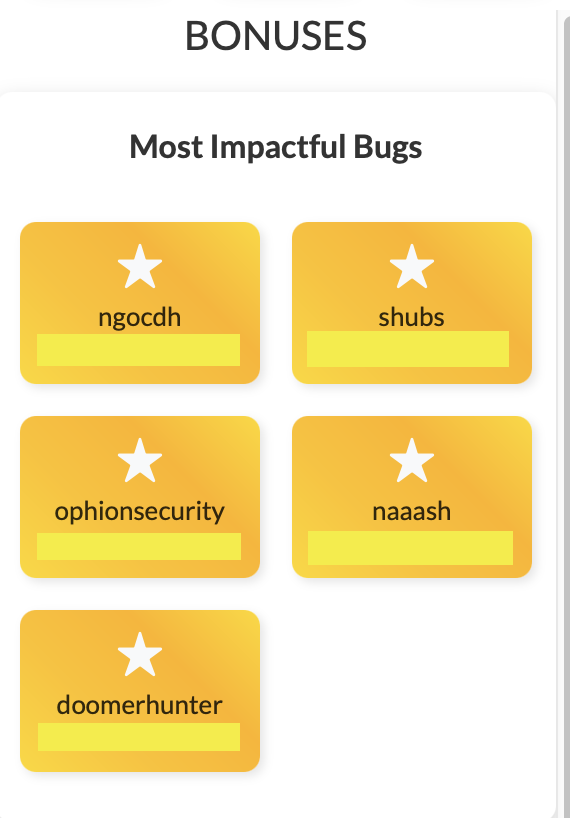 Avi (@_naaash_) on Twitter photo Wrapped up #h16102 teaming up with <a href="/Jayesh25_/">Jayesh Madnani</a> — not our best run, but still managed to land 3️⃣ Critical and 2️⃣ High severity bugs, and picked up the 🏆 bonus for Most Impactful Bug on one of the targets. Huge thanks to <a href="/Hacker0x01/">HackerOne</a> and <a href="/salesforce/">Salesforce</a> 🔥 Wrapped up #h16102 teaming up with <a href="/Jayesh25_/">Jayesh Madnani</a> — not our best run, but still managed to land 3️⃣ Critical and 2️⃣ High severity bugs, and picked up the 🏆 bonus for Most Impactful Bug on one of the targets. Huge thanks to <a href="/Hacker0x01/">HackerOne</a> and <a href="/salesforce/">Salesforce</a> 🔥
