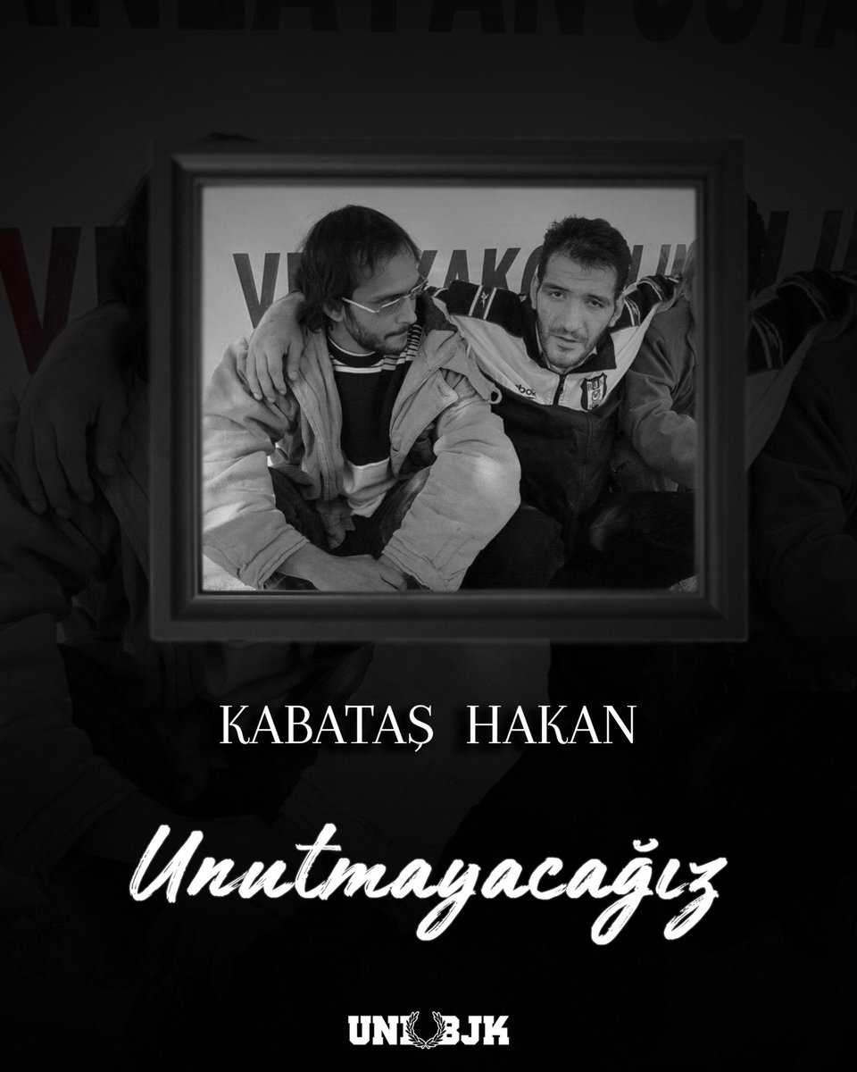 Tribün emekçimiz Hakan Tezel (Kabataş Hakan) ağabeyimizi vefatının yıl dönümünde saygı, sevgi ve rahmetle anıyoruz. #UNIBJK