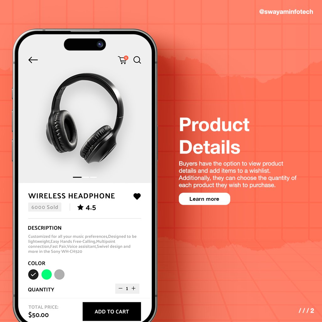 swayaminfotech's tweet image. 🚀 Elevate your business with Swayam Infotech&apos;s online marketplace application🌐, connecting sellers to a vast online audience 👥
.
🌐Visit: swayaminfotech.com/marketplace-se…
.
#marketplaceappdevelopment #marketplacebuyerapplication #mobileappdevelopment #ecommercebusiness #swayaminfotech