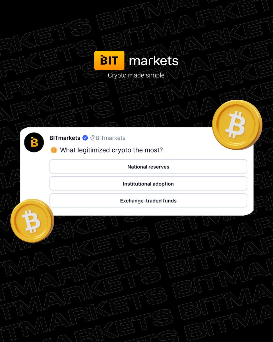 bitmarkets_'s tweet photo. Crypto has come a long way since Pizza Day — but which moment truly marked the start of a new era?
Cast your vote on @CoinMarketCap!
#BITmarkets #Crypto #Bitcoin #BTC https://t.co/yZFD2JUTcZ