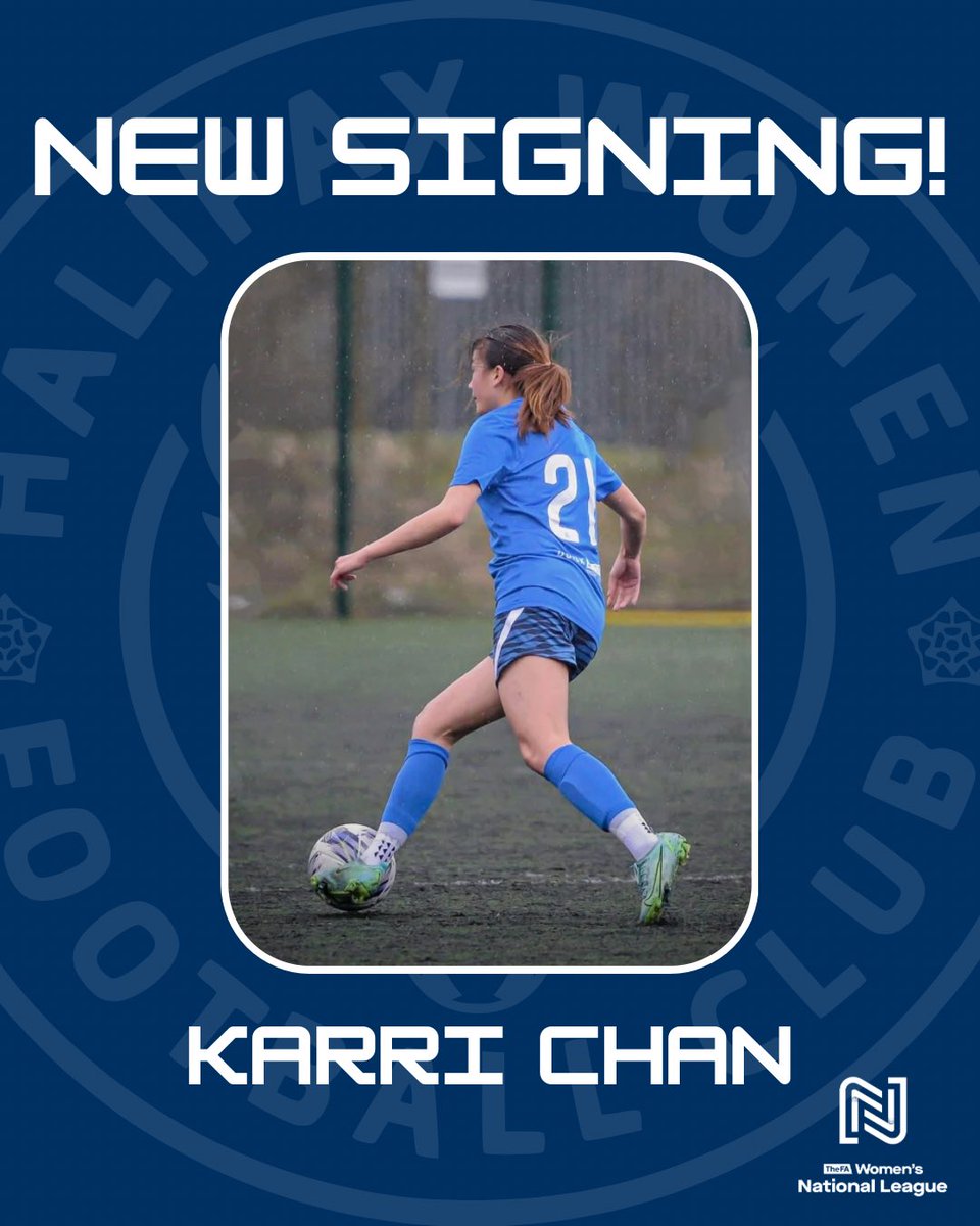 Halifax FC Women (@halifaxfcwomen) on Twitter photo Back in Blue!
We’re delighted to announce the return of Karri Chan to the club who signs on for this season!
We can’t wait to see her in action and are sure that fans will enjoy watching her in the blue shirt again!
halifaxfcwomen.co.uk/karri-chan-ret…
#WomensFootball #FAWNL #HongKong Back in Blue!
We’re delighted to announce the return of Karri Chan to the club who signs on for this season!
We can’t wait to see her in action and are sure that fans will enjoy watching her in the blue shirt again!
halifaxfcwomen.co.uk/karri-chan-ret…
#WomensFootball #FAWNL #HongKong
