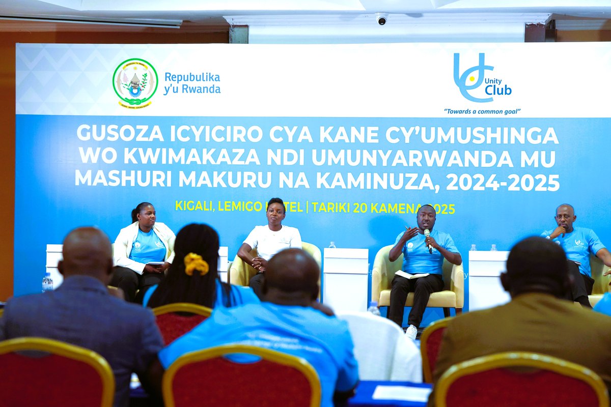 Ministry of National Unity and Civic Engagement (@unity_memoryrw) on Twitter photo Mu kiganiro nyunguranabitekerezo ku "ruhare rw'amashuri makuru na kaminuza mu kwimakaza Ubumwe n'Ubudaheranwa, gukumira no kurwanya ingengabitekerezo ya jenoside", Umunyamabanga Uhoraho <a href="/Emahoro1/">Eric Mahoro</a> yashimye uruhare rw'urubyiruko ruri mu mashuri mu guteza imbere Ndi Umunyarwanda, Mu kiganiro nyunguranabitekerezo ku "ruhare rw'amashuri makuru na kaminuza mu kwimakaza Ubumwe n'Ubudaheranwa, gukumira no kurwanya ingengabitekerezo ya jenoside", Umunyamabanga Uhoraho <a href="/Emahoro1/">Eric Mahoro</a> yashimye uruhare rw'urubyiruko ruri mu mashuri mu guteza imbere Ndi Umunyarwanda,