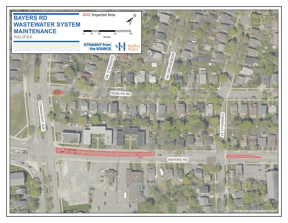 Traffic Advisory – Bayers Road - Wastewater System Maintenance

From 7:00 AM to 7:00 PM on Saturday, June 21 and Sunday, June 22 (weather dependent), the following traffic impacts will be in place for wastewater system maintenance:

Local traffic only on Bayers Road between