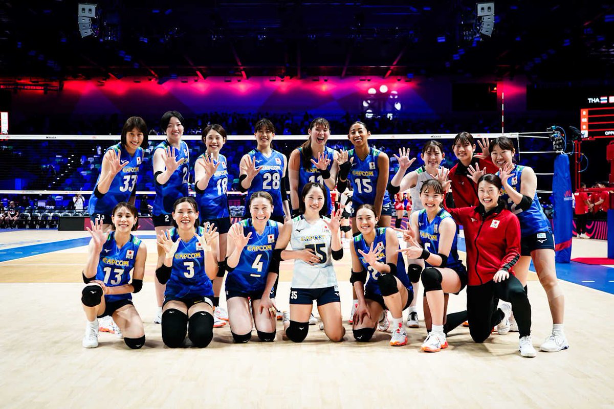 Volleytrails (@volleytrails) on Twitter photo Now Playing: #VNL2025
Battle of the Undefeated! 💪
🇮🇹 Italy (6-0) vs 🇯🇵 Japan (5-0)
Who’s your pick? 👀🔥
#volleyball
📸 <a href="/volleyballworld/">Volleyball World</a> Now Playing: #VNL2025
Battle of the Undefeated! 💪
🇮🇹 Italy (6-0) vs 🇯🇵 Japan (5-0)
Who’s your pick? 👀🔥
#volleyball
📸 <a href="/volleyballworld/">Volleyball World</a>