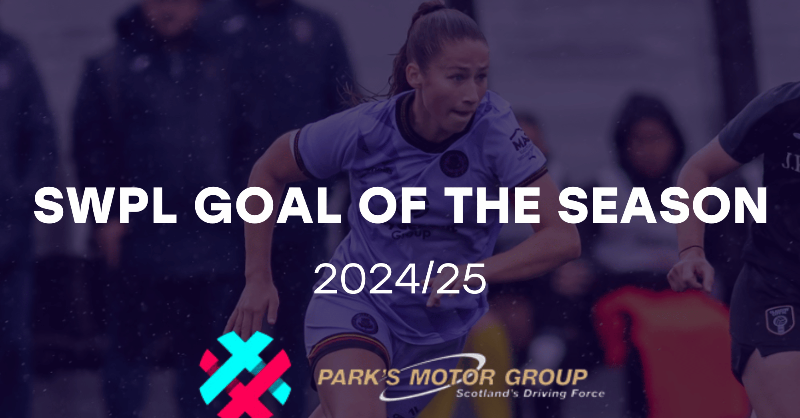 SWPL's tweet photo. SWPL GOAL OF THE SEASON | Winner🌟

The winner of the 2024/25 SWPL Goal of the Season, supported by @parksmotorgroup is @tireeburchill of @ThistleWFC🤩⚽