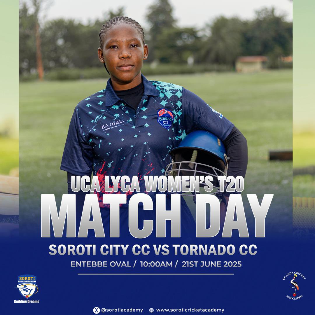 𝑩𝒂𝒄𝒌 𝒊𝒏 𝒂𝒄𝒕𝒊𝒐𝒏, 𝒃𝒂𝒄𝒌 𝒐𝒏 𝒕𝒉𝒆 𝒓𝒐𝒂𝒅

🔜

Tomorrow HISTORY is made 🔥


Both our men’s and women’s teams are in action — same day different grounds


🏟️ Men: Lugogo
🏟️ Women: Entebbe

Which match will you be watching?

#BuildingDreams