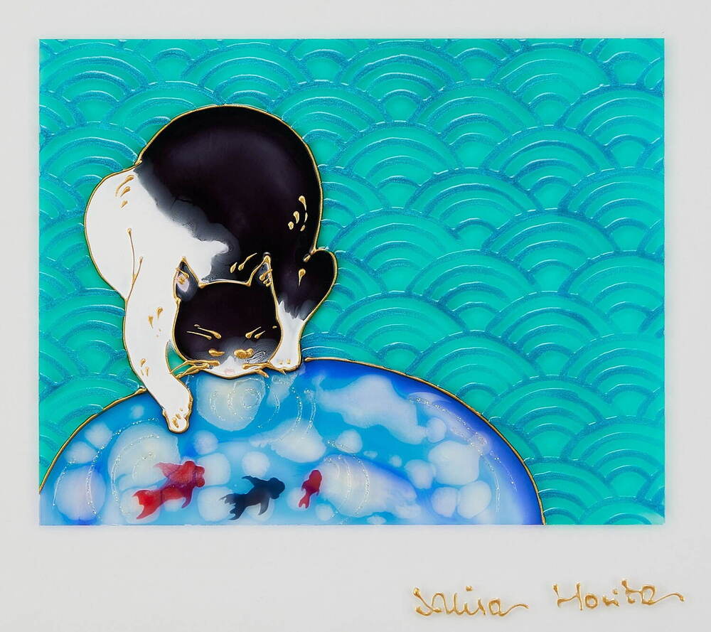 “浮世絵×ネコ”描いたクッキー缶「お江戸ネコ缶」豆本型ふせん付きで、青山デカーボから - fashion-press.net/news/135136