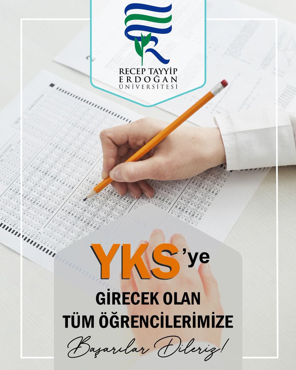Recep Tayyip Erdoğan Üniversitesi (@rteuniversite) on Twitter photo 