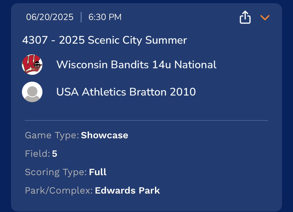 Today’s schedule at Scenic City!