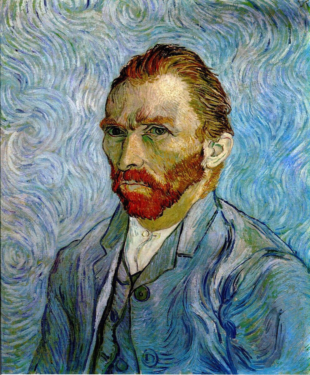 Self-Portrait - 1889 #artbots #vangogh