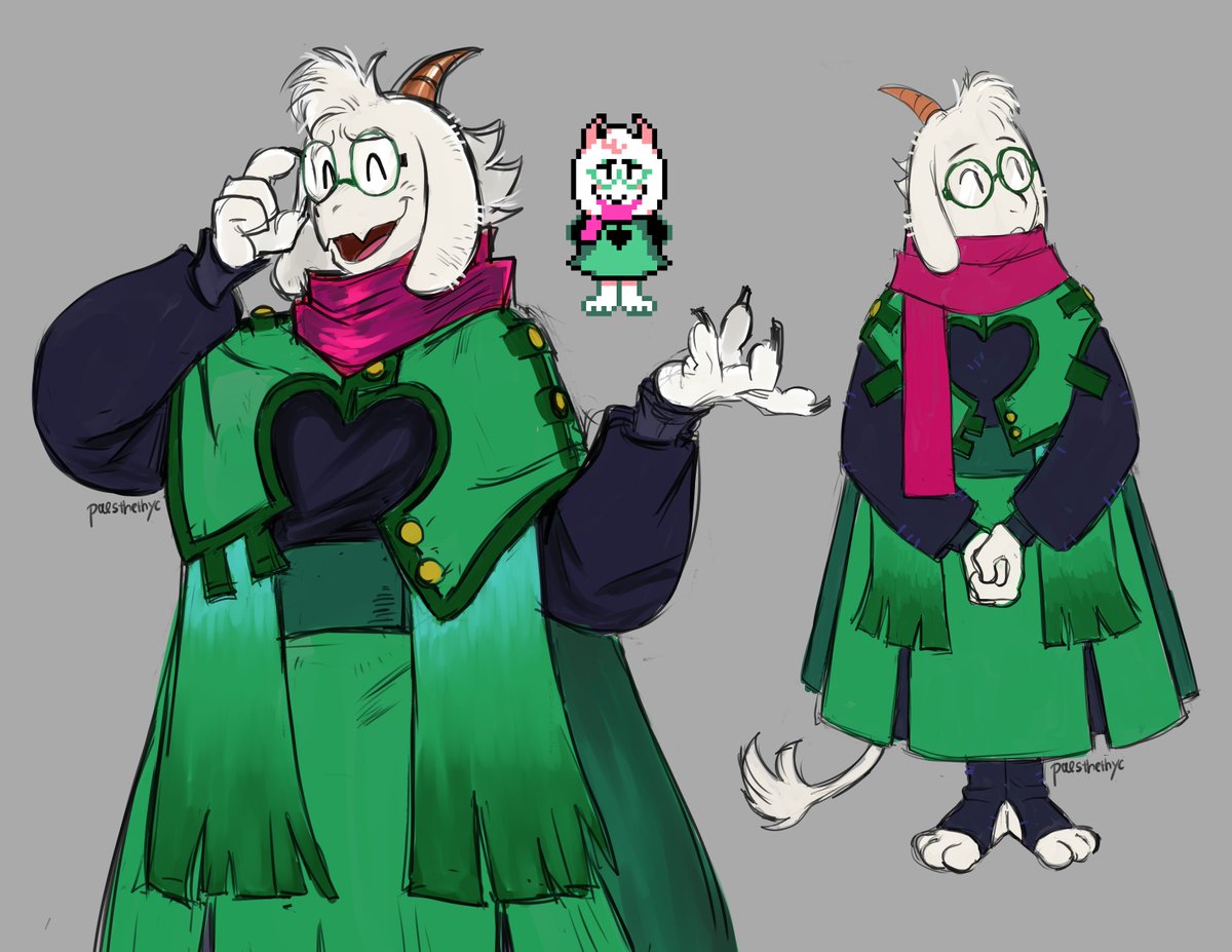 The power of fluffy boys shines within you.
#deltarune #ralsei