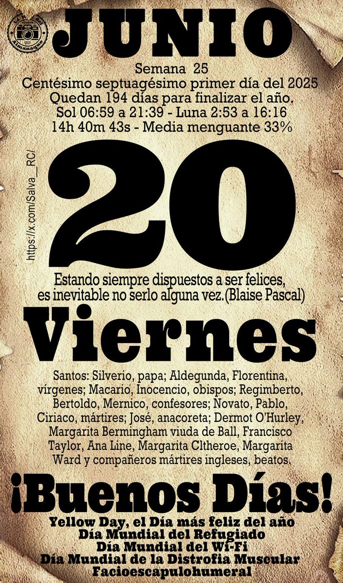 #BuenosDías!

#ExcelenteViernes.