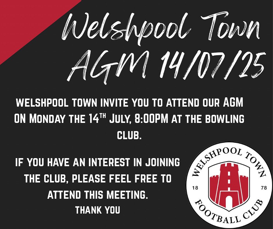 Welshpool Town F.C. (@welshpooltownfc) on Twitter photo 