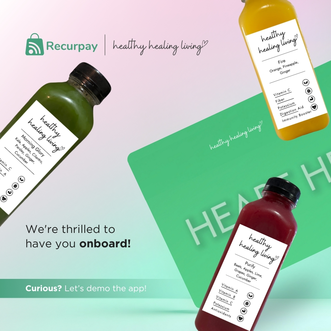Healing Through Nature, Now on Subscription with Recurpay

What began as a personal health crisis became a wellness revolution. Founded by Tonderleir Lynch, Healthy Healing Living was born out of her own journey of overcoming chronic urticaria and unexplained allergies through