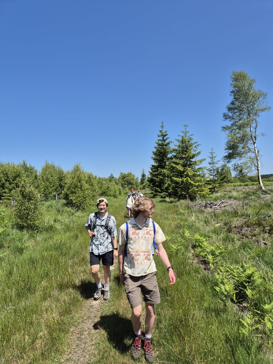dForNatLan's tweet photo. Yesterday, the #sGlobe team enjoyed a teambuilding day at the beautiful Hoge Venen Nature Park, organized by @K_VanMeerbeek . A 16-kilometer hike sparked team connection, fresh research ideas, and a fun game—an ideal way to keep the team spirit thriving! 👏 https://t.co/hELpbefclK