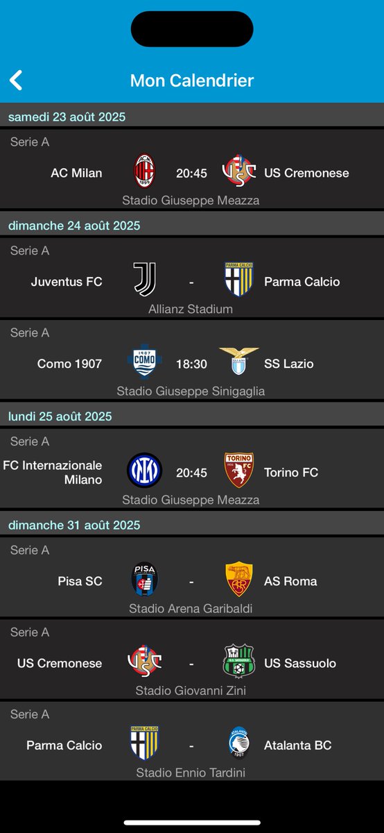 Salut tout le monde et avis aux personnes qui ont déjà fait ces stades, niveau billetterie ça se passe comment ? Les deux Milan ils me semblent que c’est plutôt simple d’accès. Plus gros doute sur Como Pisa et Cremonese. Je suis preneur d’infos. 🙏<a href="/DestinationFoot/">Destination Foot 🏟</a> <a href="/Stadium_Tr/">Stadium Traveller</a>