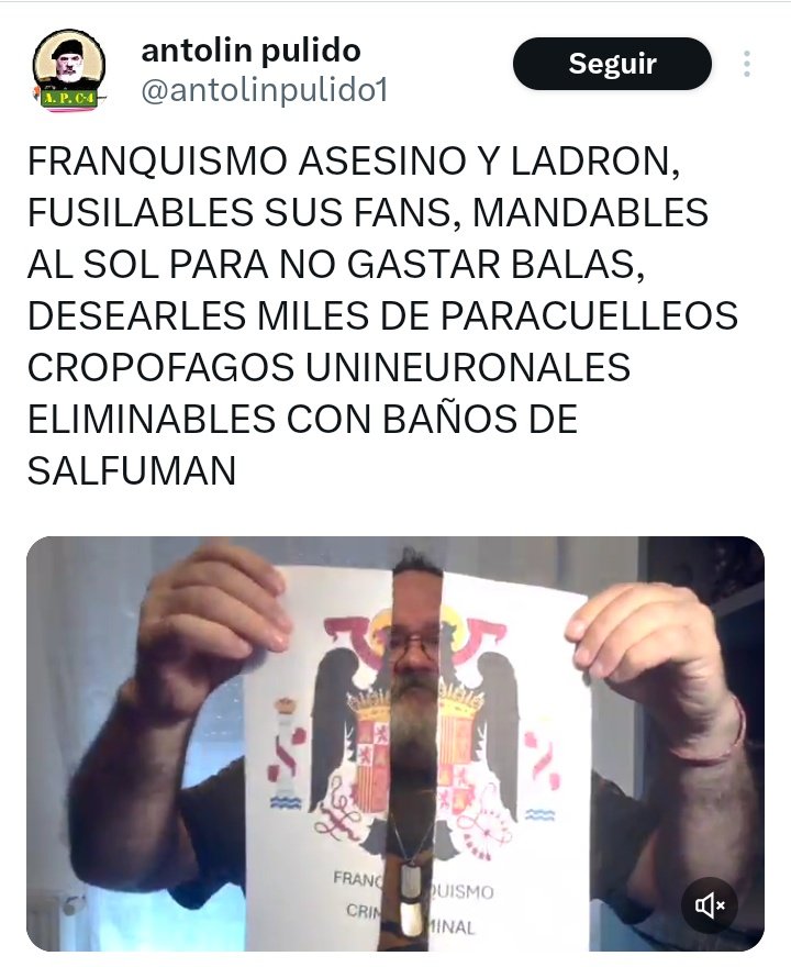 Alberto Caliu🇪🇦 (@albertocaliu) on Twitter photo El tal <a href="/antolinpulido1/">antolin pulido</a> es más inútil que los tobillos de Echenique. El tal <a href="/antolinpulido1/">antolin pulido</a> es más inútil que los tobillos de Echenique.