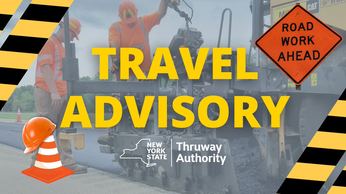 TRAFFIC ALERT - I-87: The southbound entrance and exit ramps at I-87 Interchange 17 (Newburgh - I-84 - Routes 17K &amp; 300) will be closed starting at 10 PM TONIGHT (6/20) to 4 AM TOMORROW for paving, weather permitting. The ramps from I-84 to I-87 southbound also will be closed.