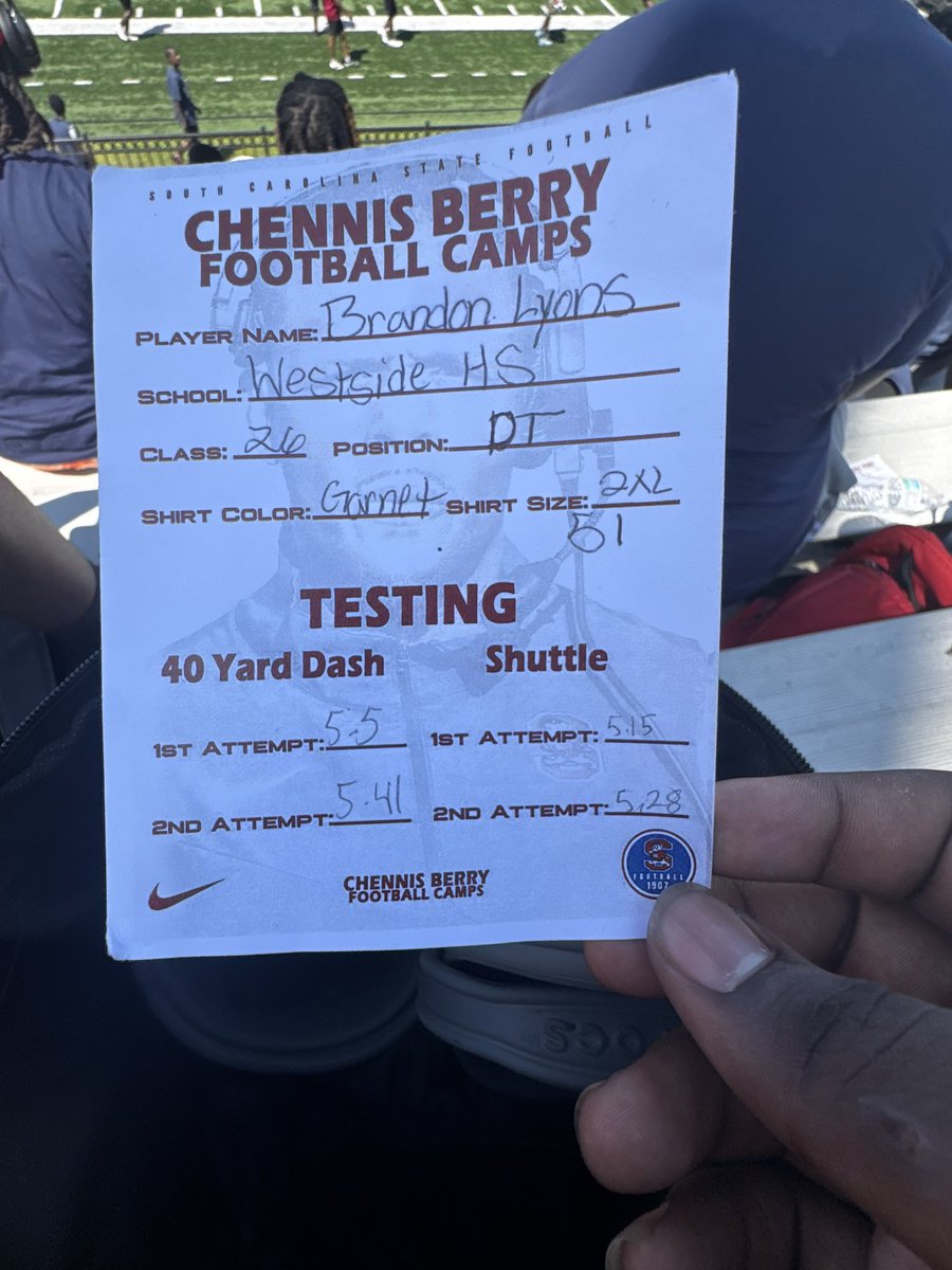 Had a great day today <a href="/SCState_Fb/">South Carolina State Football</a> with <a href="/coachhowardg/">Gary Howard</a> <a href="/WestsidePatsfb/">Westside Football</a> <a href="/CoachMasonQH15/">Coach Mason 🐶</a> <a href="/RecruitGeorgia/">Recruit Georgia</a> <a href="/DAWGHZERECRUITS/">Dawg House Recruiting</a> <a href="/One11Recruiting/">One11 Recruiting</a> <a href="/recruit_iq/">RecruitIQ</a>