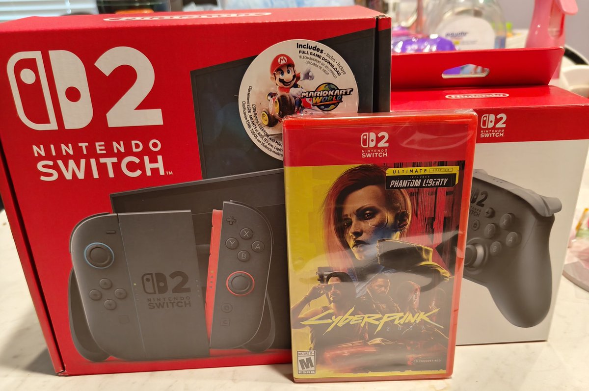 Mai_3000_FL's tweet image. Need to hurry and finish this backlog of NAIC photos for people so I can get to playing this. #finallyarrived #NintendoSwitch2 #Pokemon #pokemonnaic