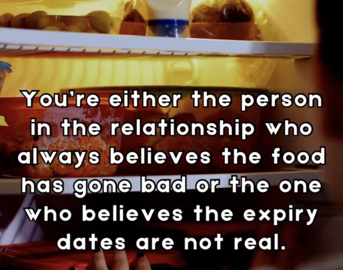 incognito0225's tweet image. Another meme that describes my wife & me.
I keep telling her those expiration dates are a scam intended to get you to buy more product, but she thinks it means the food is now spoiled & must be trashed. 😂🤣😂