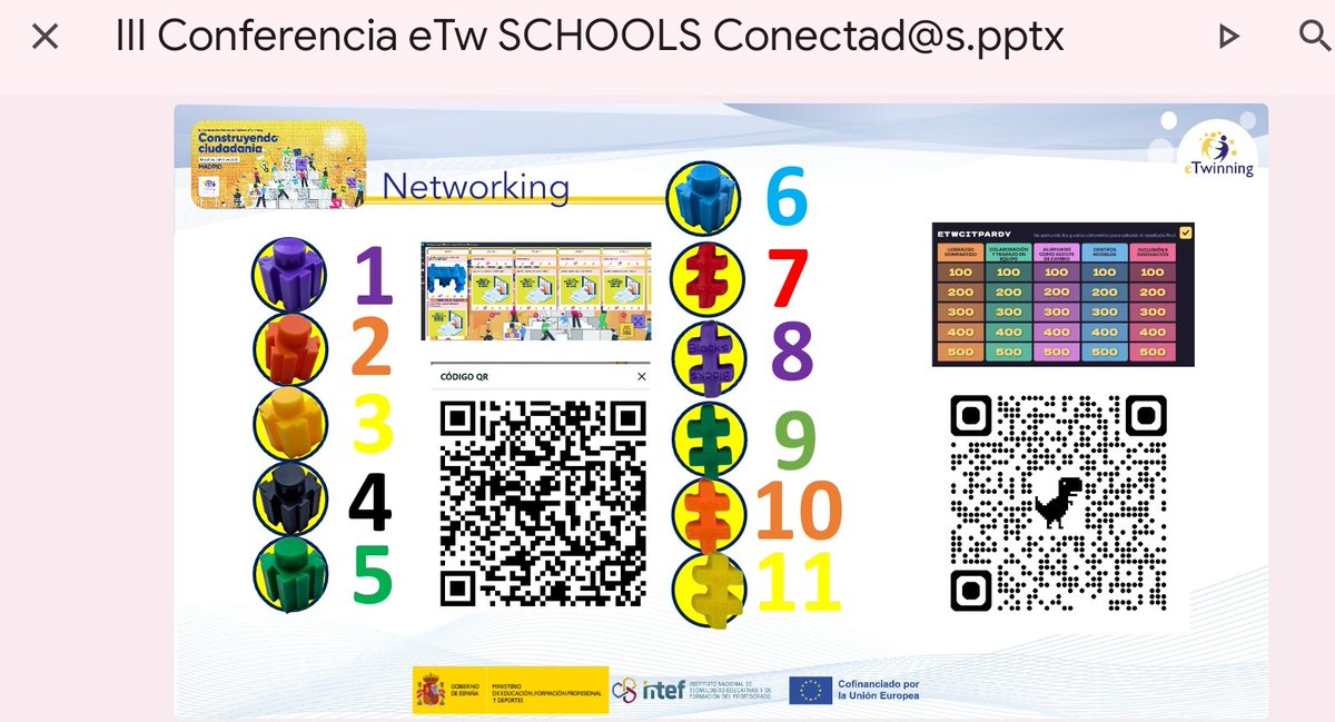 Actividades de Networking propuesta por <a href="/idoiazapi/">IdoiaZ</a>
1. Nos presentamos y creamos el logo del equipo.
2. eTwCitPardy

Podéis crear el grupo 12 en casa y jugar. Las respuestas se suben al DigiPad