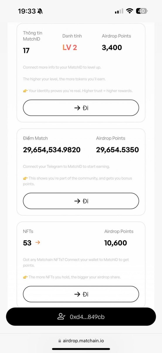 StakedPhantom's tweet image. 🪂 Claim your share from the #Matchain $MAT Airdrop!
💥 Check here: airdrop.matchains.network
✨ #MAT Max Supply: 100 million
🎁 #MAT Total Supply: 40 million
🎁 Airdrop: 3.75% of Total &amp;amp; 1.5% of Max