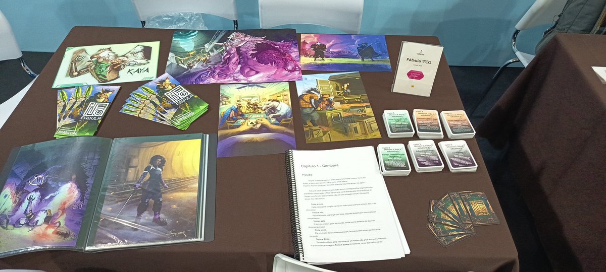 Estamos no Doff hoje expondo o <a href="/fabulatcg/">Fabula TCG</a>