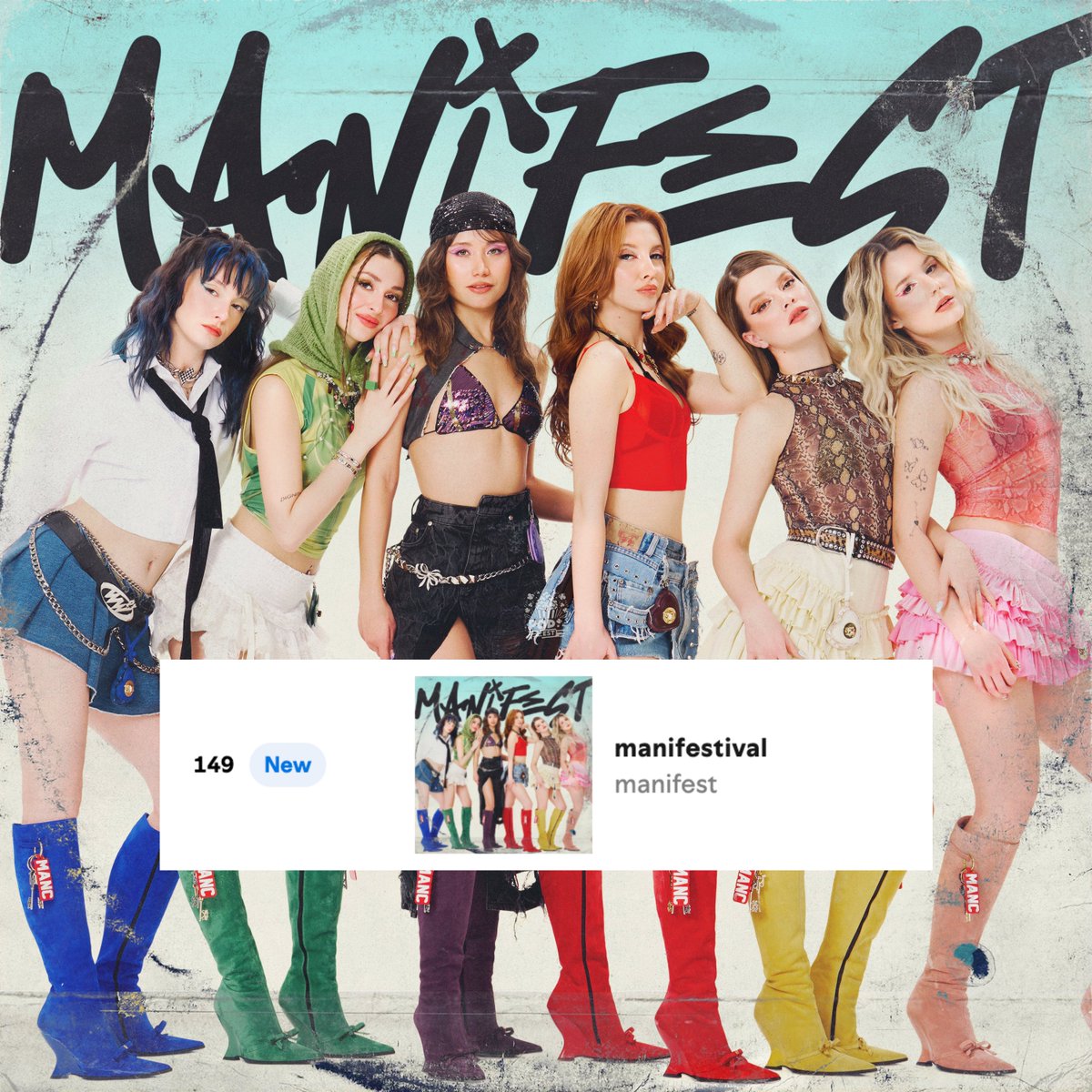 Pop Fest (@popfesttr) on Twitter photo manifest'in ‘manifestival’ albümü, geçtiğimiz hafta Spotify'da en çok dinlenen 149. albüm oldu.
Top 200 listesinde yer alan tek Türkçe albüm konumunda. manifest'in ‘manifestival’ albümü, geçtiğimiz hafta Spotify'da en çok dinlenen 149. albüm oldu.
Top 200 listesinde yer alan tek Türkçe albüm konumunda.