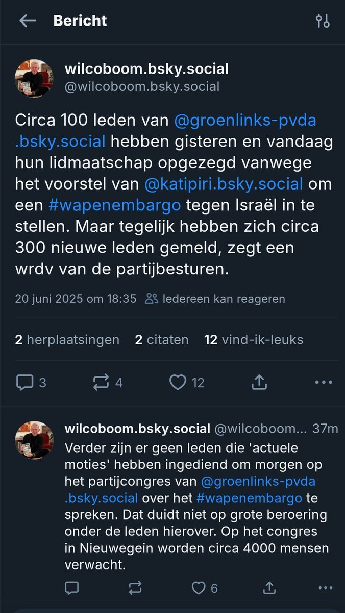 Logisch. Als je op twitter kijkt, lijkt het alsof dit het grootste issue ooit is. Dat is niet zo. 

Ondertussen staan er belangrijke dingen op het programma, zoals "wel of niet zingen Internationale" bij de fusiepartners 😡