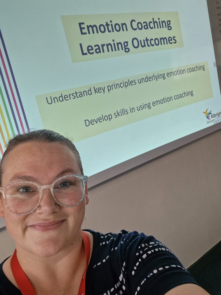 Today, I delivered my first ever training sessions on Emotion Coaching to staff who weren't my colleagues! Anxieties were high, but I enjoyed the experience! #CPD #ProfessionalDevelopment #challengeyourself #emotioncoaching