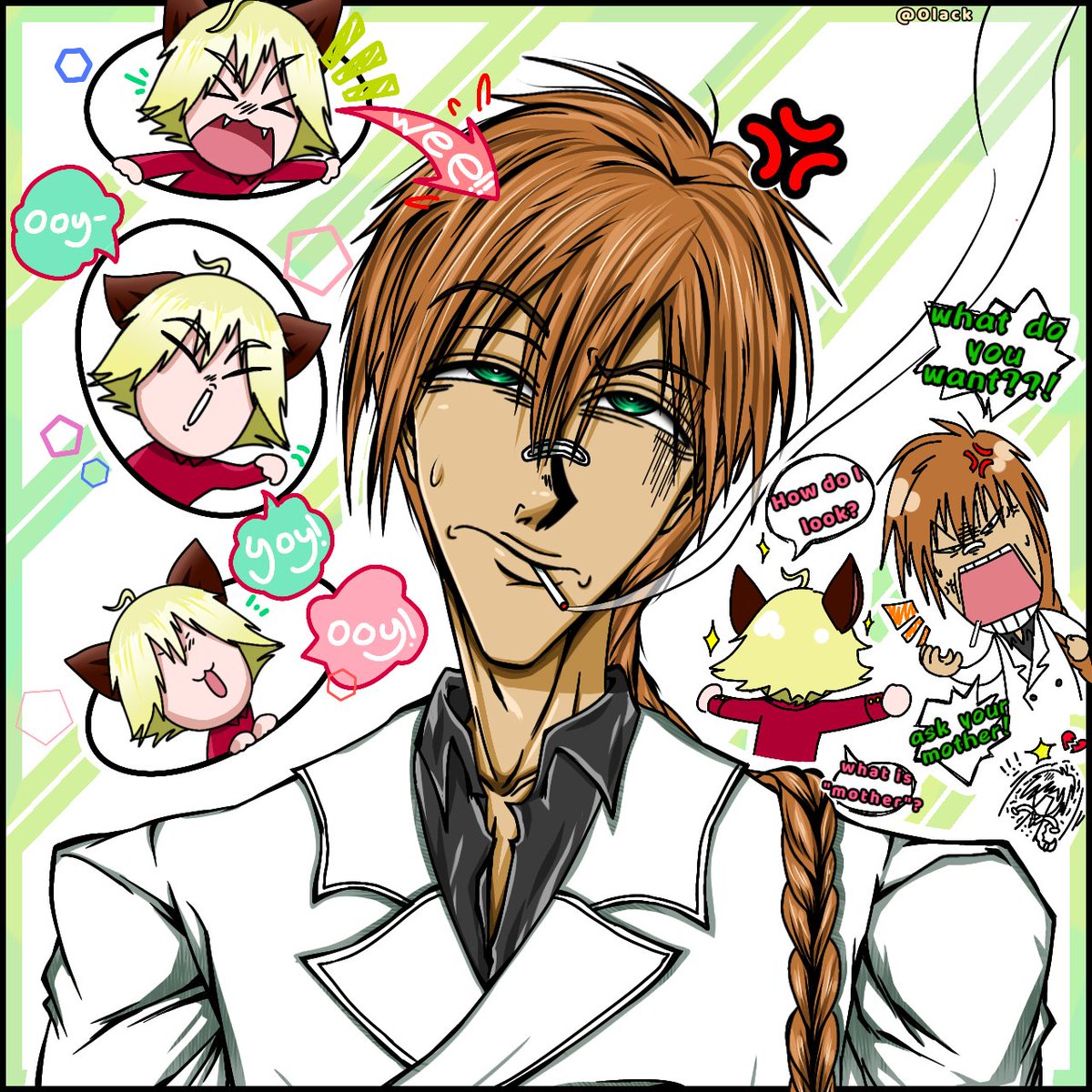 olack553969's tweet photo. He forgot to say that his mom is the Doc๐ธ.
.
.
#HellsingUltimate
#PipBernadotte
#Schrodinger
#HellsingMeme
#animeart
#fanart
#digitalart https://t.co/taDhNYi2Qu