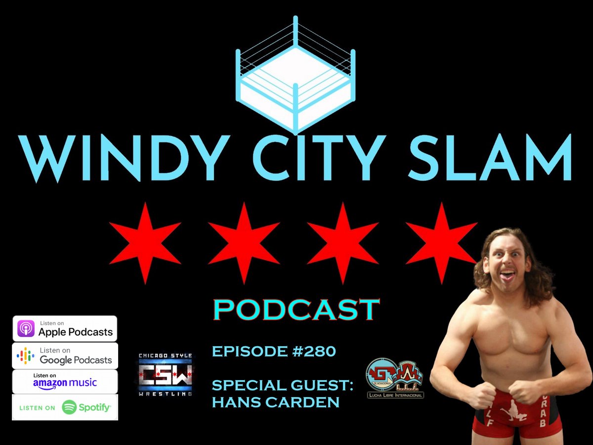 Windy City Slam (@windycityslam) on Twitter photo ICYMI: Hans Carden joins <a href="/WindyCitySlam/">Windy City Slam</a> Pod to talk runs as <a href="/ChiStyleW/">CSW Chicago Style Wrestling</a> Metra Champ & GALLI Discovery Champ, Alpha Zeta Zeta, CSW Academy, which wrestler inspired him to use half crab +@ARWPro & <a href="/DWWrestling/">Dreamwave Wrestling</a> recaps, Defiant preview
LISTEN: bit.ly/4l8lRlI.
#indiewrestling ICYMI: Hans Carden joins <a href="/WindyCitySlam/">Windy City Slam</a> Pod to talk runs as <a href="/ChiStyleW/">CSW Chicago Style Wrestling</a> Metra Champ & GALLI Discovery Champ, Alpha Zeta Zeta, CSW Academy, which wrestler inspired him to use half crab +@ARWPro & <a href="/DWWrestling/">Dreamwave Wrestling</a> recaps, Defiant preview
LISTEN: bit.ly/4l8lRlI.
#indiewrestling