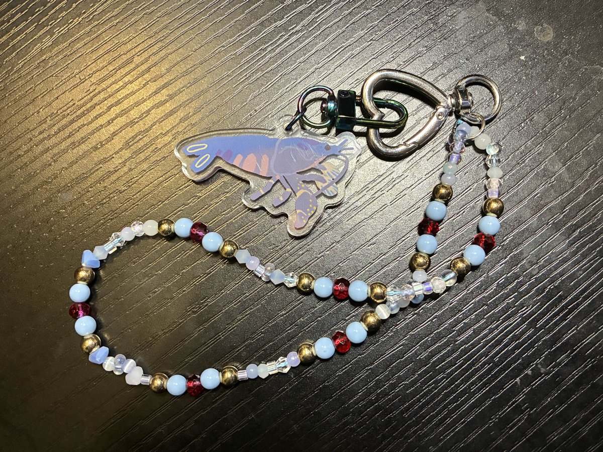 I got an adorable personalized charm from @/DecoraCharms ... paired with my keychain it's literally me.