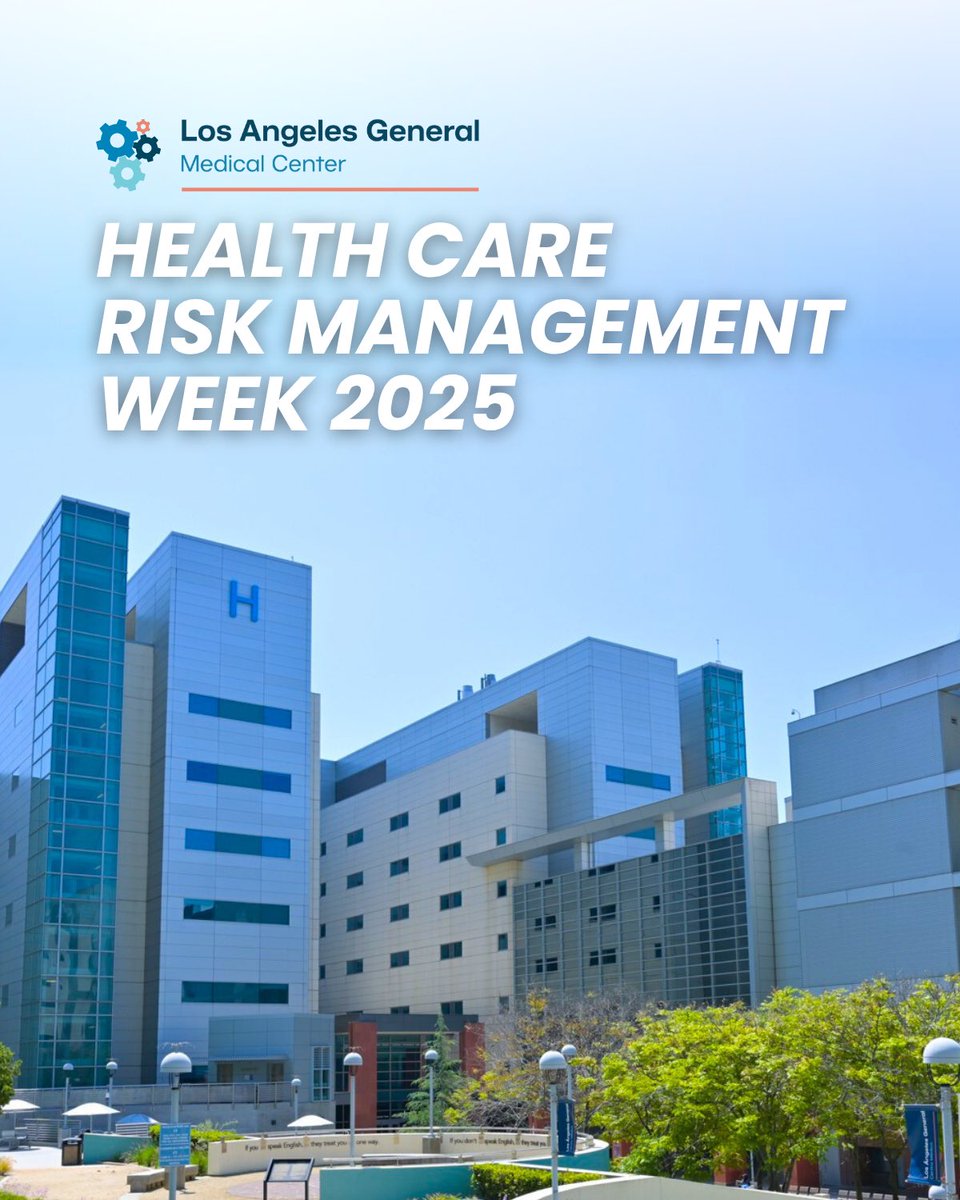 LAGeneralMed's tweet image. It’s Health Care Risk Management Week 2025! Thank you to LA General’s Risk Team and frontline leaders for your commitment to safety, quality, and accountability across our hospital.