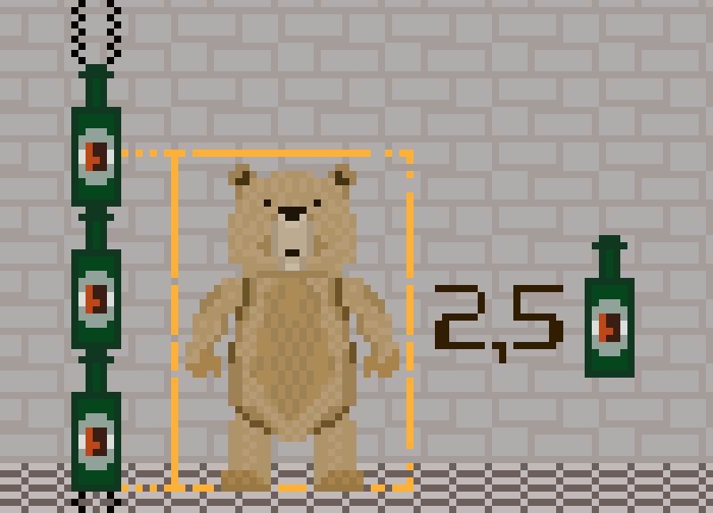 Ystoris_Gapple's tweet photo. :
🧸 Ted, but with an important detail: his height is exactly 2.5 beers tall.
Scientific method. Just facts.
#pixelart #bearlogic #teddybear #ted https://t.co/Zd3bEs8m5x