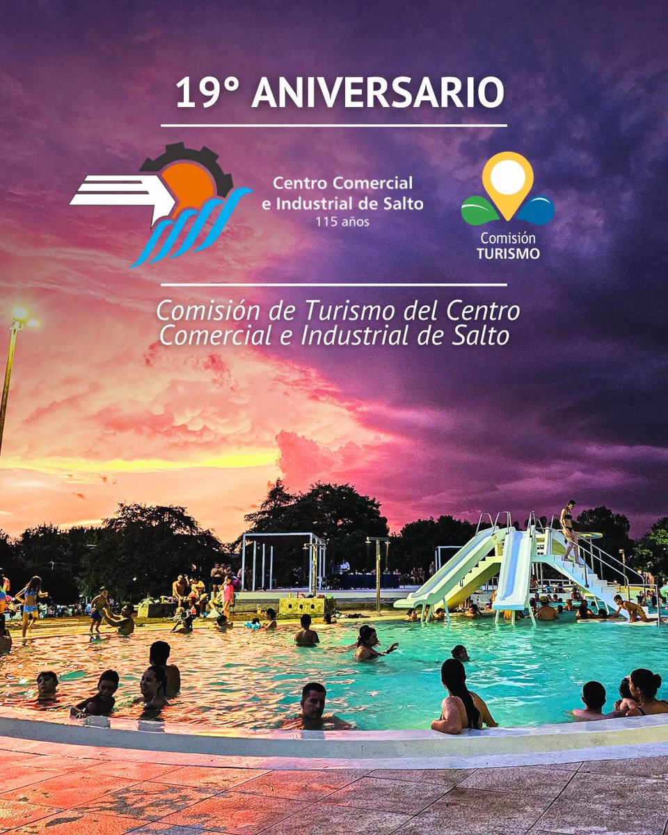 🎉 ¡Felicitamos a la Comisión de Turismo del Centro Comercial e Industrial de Salto por sus 19 años de compromiso con el desarrollo del turismo en el departamento!