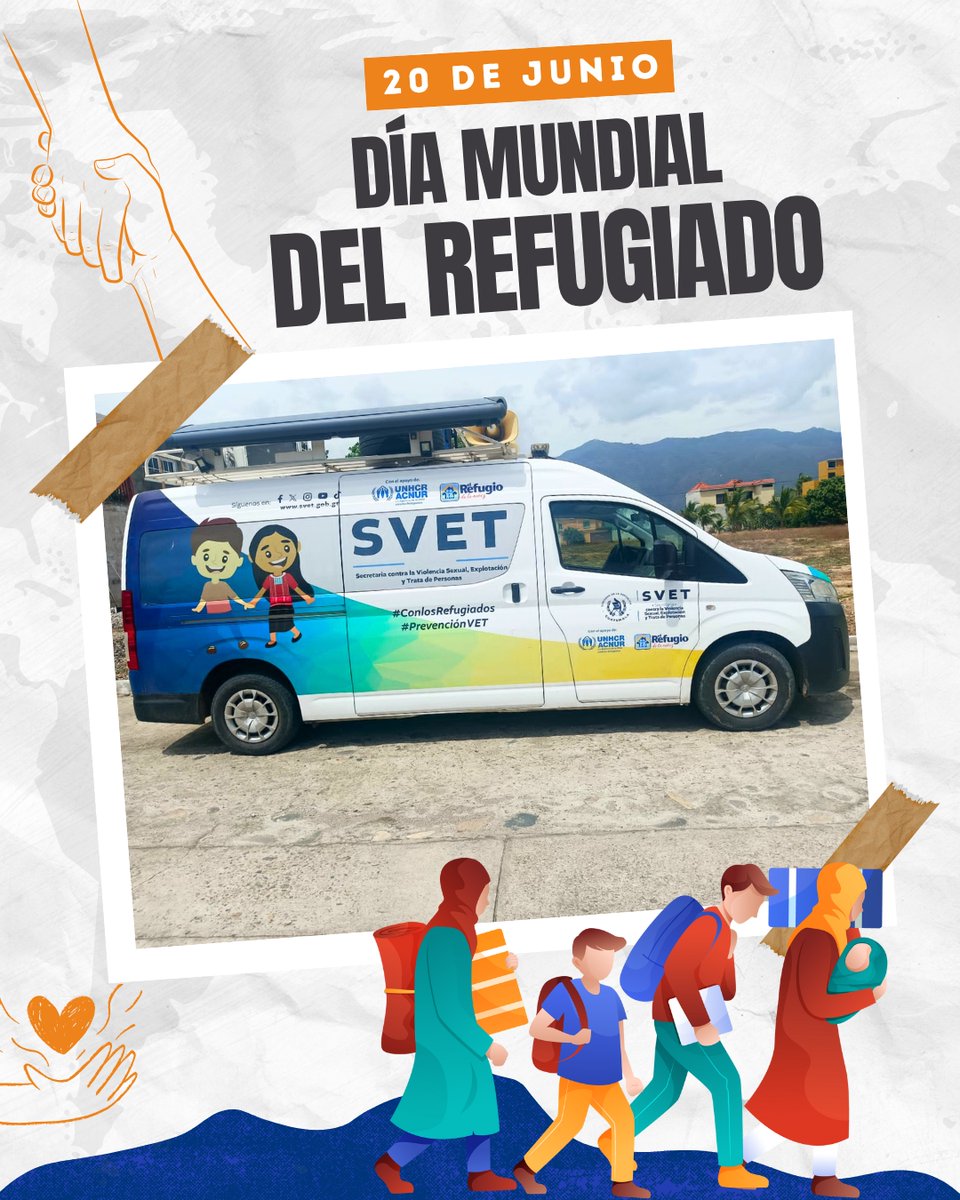 Secretaría SVET (@secretariasvet) on Twitter photo 🌍 En el #DíaMundialDelRefugiado, desde #SVET, junto a
<a href="/ACNURGuate/">ACNUR Guatemala</a> y <a href="/ElRefugioNinez/">Refugio de la Niñez</a>, brindamos información y articulamos esfuerzos para proteger y acompañar a personas refugiadas.
🇬🇹 Guatemala avanza como país solidario.
📌 #ConLosRefugiados #UNIVET #Solidaridad #Niñez 🌍 En el #DíaMundialDelRefugiado, desde #SVET, junto a
<a href="/ACNURGuate/">ACNUR Guatemala</a> y <a href="/ElRefugioNinez/">Refugio de la Niñez</a>, brindamos información y articulamos esfuerzos para proteger y acompañar a personas refugiadas.
🇬🇹 Guatemala avanza como país solidario.
📌 #ConLosRefugiados #UNIVET #Solidaridad #Niñez