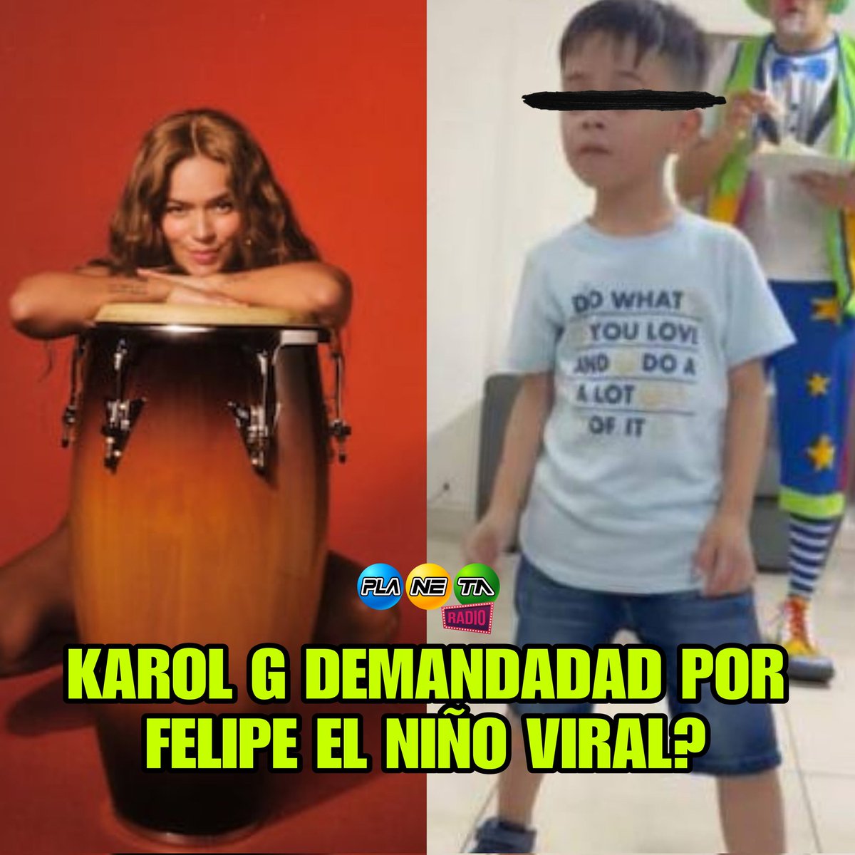 KaRoL G  podria ser demandada por los papás del niño argentino “Felipe“ ya que en la ultima cancion del album “tropicoqueta“ se usa el audio viral de Tiktok del niño  , por lo que Karol tendria que pagarles por su voz y otorgarles creditos  o de lo contrario acudiran con un juez.