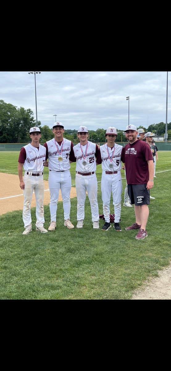 Congrats to Captain <a href="/kcestari_sports/">Kevin Cestari</a> on his All State &amp; First Team All NVL along with Captain Damon Abate, Captain Colton Hofmann, &amp; <a href="/LucasFerr_09/">Lucas Ferraiolo</a>  on their Second Team All NVL!  #naugypride