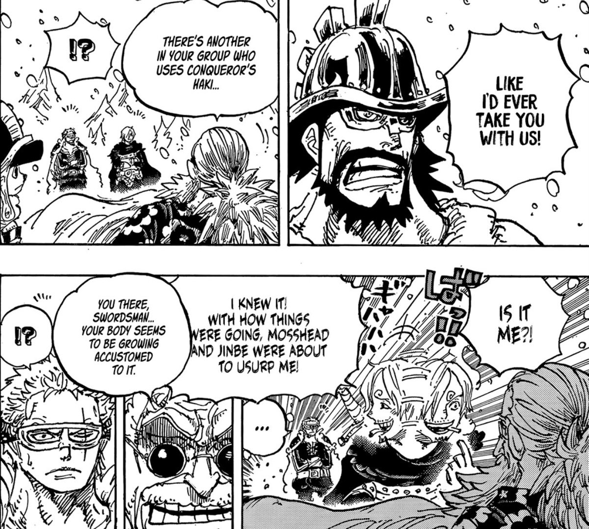 Rainboweemart's tweet image. SANJI IS GETTING COC??? 🤯🤯 

I mean Gaban didn&apos;t say &quot;no&quot;!! Oda always has something up his sleeve for sanji, so we&apos;re gonna have to wait and let him cook!! 🔥🙏🔥
#onepiece1152 
#onepiece1152SPoilers