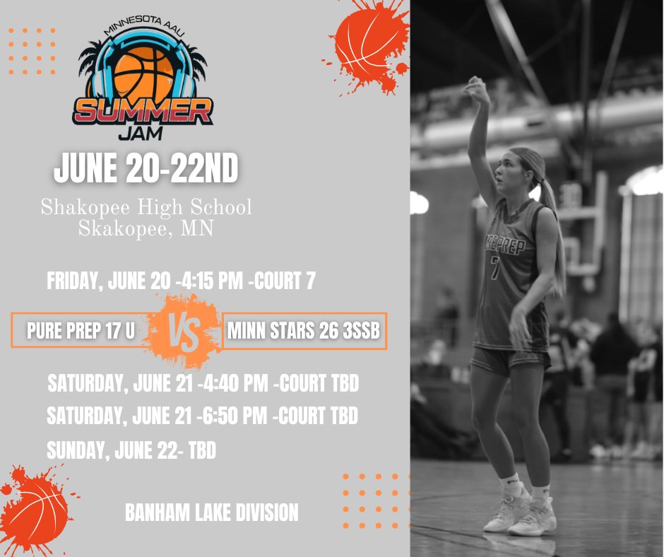 Dylan (@dylanpetersonnn) on Twitter photo Schedule for Summer Jam this weekend. Ready to get back on the court with my Pure Prep teammates! <a href="/LadyPurePrep/">Pure Prep GBB</a>
PC: @sidestepfilm Schedule for Summer Jam this weekend. Ready to get back on the court with my Pure Prep teammates! <a href="/LadyPurePrep/">Pure Prep GBB</a>
PC: @sidestepfilm