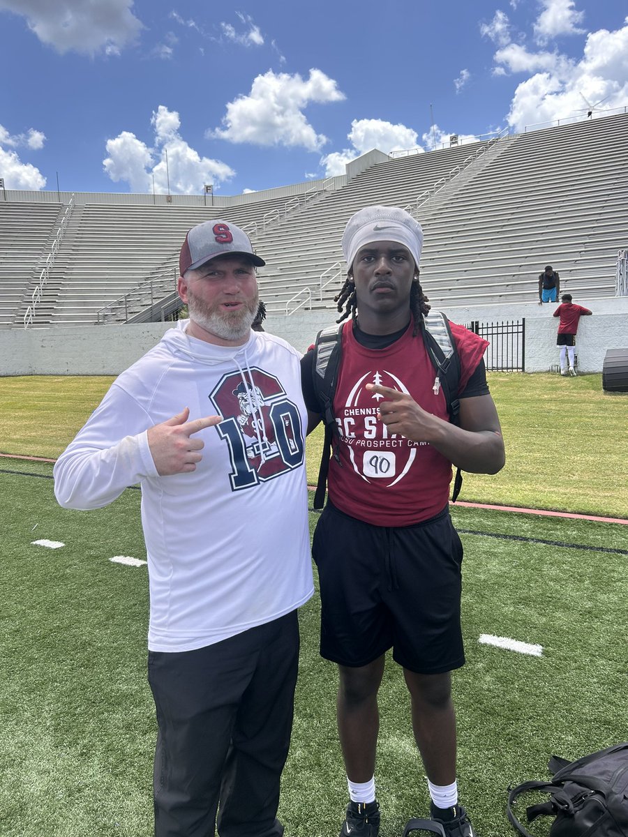 Had a great time at the Sc State camp <a href="/CoachJOdaffer/">Coach O @ SC State</a>