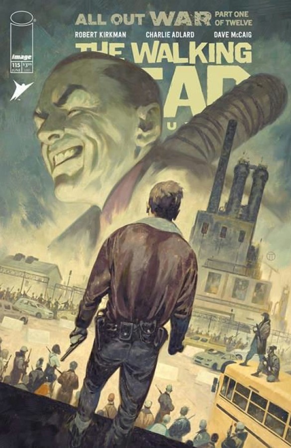 comicbookaddt's tweet image. ALL OUT WAR BEGINS! 🔥

The biggest storyline in The Walking Dead history is now in full color! It's Rick versus Negan, and it all starts here.

THE WALKING DEAD DELUXE #115 is in comic shops now!

From @RobertKirkman, @CharlieAdlard, &amp;amp; @DaveMcCaig.

#TheWalkingDead #AllOutWar