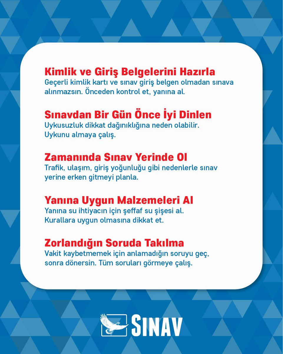 Yks'ye Son Viraj: 5 Mini Hatırlatma!