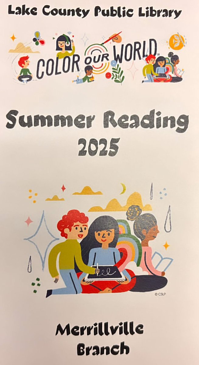 piratenation219's tweet image. Parents: Don't forget the Summer Reading Program at the @LakeCoLibrary . #funthings2do #merrillvillereads📔💜