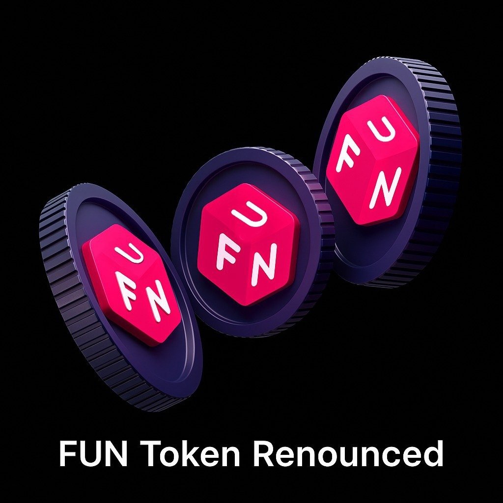 alicehailey__'s tweet image. 📘 $FUN is governed by code now.
No inflation. No edits.
Immutable smart contract—live and permanent.
🔗 skynet.certik.com/projects/fun-t…
#FUNToken #Certik #CryptoSecurity #DeflationaryCrypto #Web3Gaming