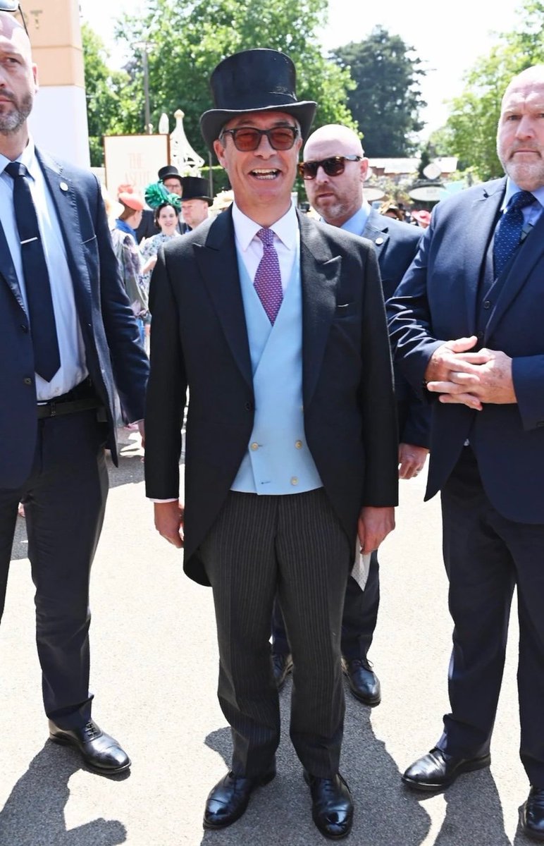 The privately educated millionaire who pretends to be anti-establishment. 

The very picture of an English Nigel.