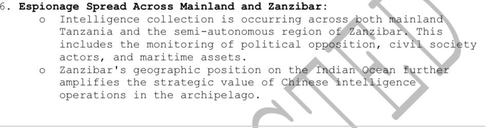 BREAKING: Wachina wanasaidia CCM katika mambo ya ujasusi dhidi ya wapinzani na wanaharakati Tanzania. #TanzaniaLeaks