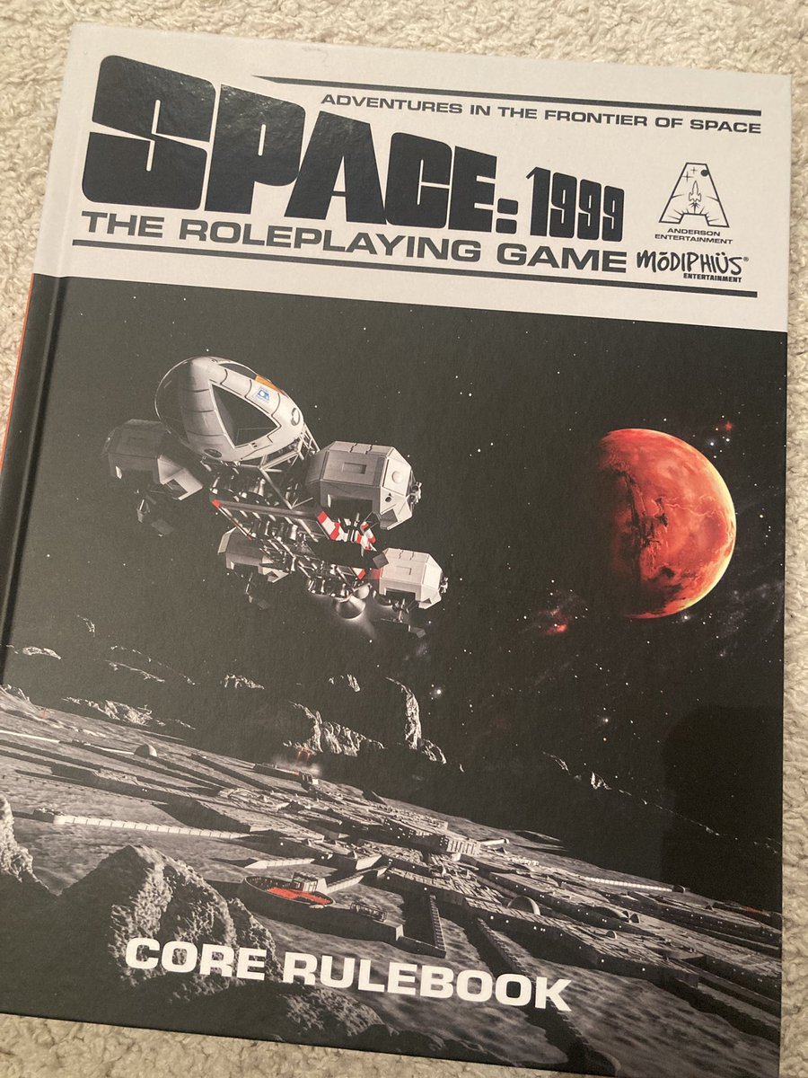 The SPACE 1999 RPG has arrived in Nottingham!
Time now for the nuclear dump on the moon to explode, spinning us Alphans into new adventures.